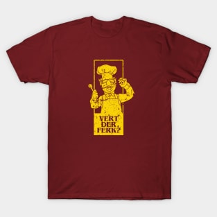 vert der ferk retrocolor - gold T-Shirt